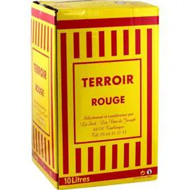 Vin rouge Catalan Terroir Rouge (10l)