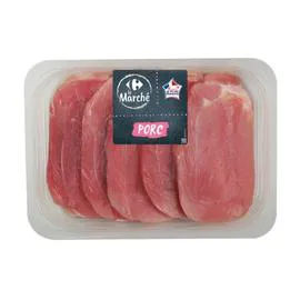 Viande de porc : escalopes de jambon (500g)