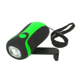 Lampe de poche LED à dinamo (l'unité)