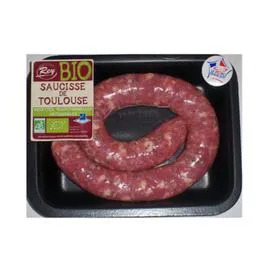 CHARCUTERIE DU QUERCY Charcuterie Rey Saucisse de Toulouse Bio Artisanale 350g