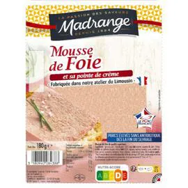 Mousse de foie de porc & pointe de crème (180g)