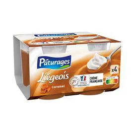 Dessert Liégeois caramel (400g)