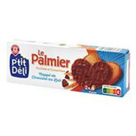 MARQUE REPÈRE, P'TIT DÉLI Biscuit Palmiers Chocolat au lait 110g
