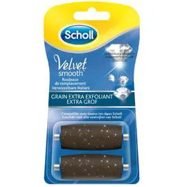 SCHOLL Rouleaux de remplacement extra exfoliant x2