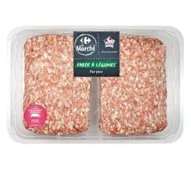 Farce à légumes pur porc (1kg)