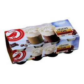 Liégeois au chocolat et café (8x100g)