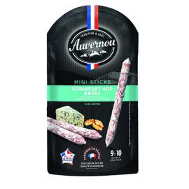 AUVERNOU Saucisson roquefort & noix 100g