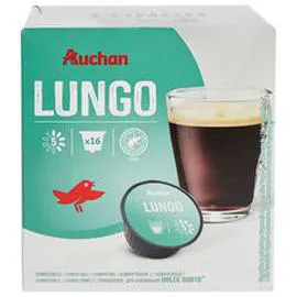 Capsules de café lungo intensité 5 compatibles Dolce Gusto (16x7g)