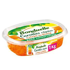 Carottes râpées au citron de Sicile (1kg)