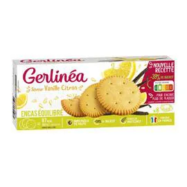 GERLINÉA Biscuits vanille citron 156g