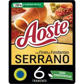 AOSTE Jambon cru Serrano 100g