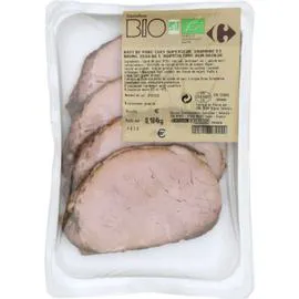 Roti de porc cuit Bio (160g)