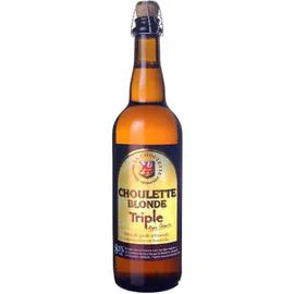 Bière triple blonde (75cl)