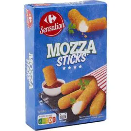 CARREFOUR SENSATION Mozzarella sticks avec sauce 250g