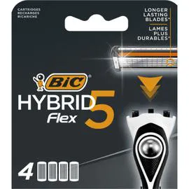 BIC Lame de rasoir homme flex 5 hybrid x4