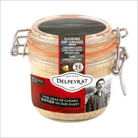 Foie gras de canard entier du sud-ouest (180g)