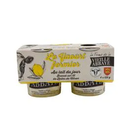 Yaourt citron brassé (4x125g)