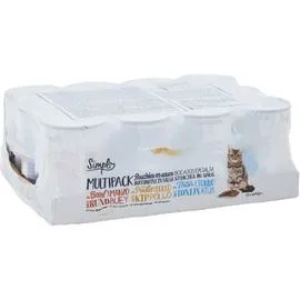 Pâtée pour chats boeuf/poulet/thon (12x400g)