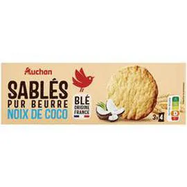 Sablés pur beurre noix de coco (115g)