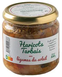 Haricots tarbais aux légumes du soleil (350g)