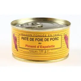 Pâté foie piment Espelette (130g)