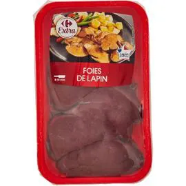 Foies de lapin (400g)