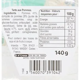 Tarte aux pommes (140g)
