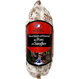 Saucisson sec sanglier pur porc (180g)