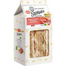 L'ITALIE DES SAVEURS, STELLATO Sandwich jambon cuit rôti provolone artichauts 170g