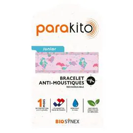 Bracelet Anti-Moustiques Rechargeable Sirènes Kids (l'unité)
