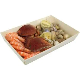 Fruits de mer demi tourteau, crevettes, bulots (1kg)