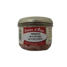 Terrine canard au calvados (180g)