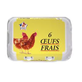 Oeuf sol x6 (x6)