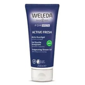 Gel Douche Homme Énergisant Active Fresh Bio (200ml)