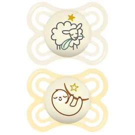 Tétines Perfect Nuit 2-6 Mois (x2)