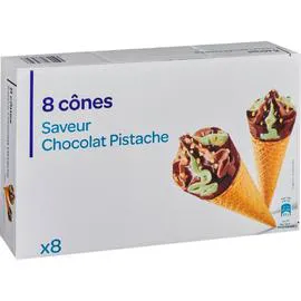 Glaces chocolat pistache (548g)