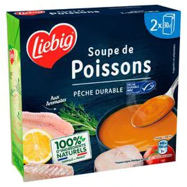 LIEBIG Soupe liquide Poissons 2x30cl