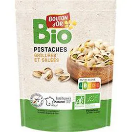 BOUTON D'OR BIO Pistaches grillées et salées BIO 100g