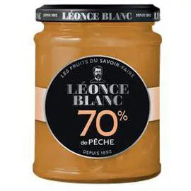 Confiture de pêches allégée en sucres (320g)