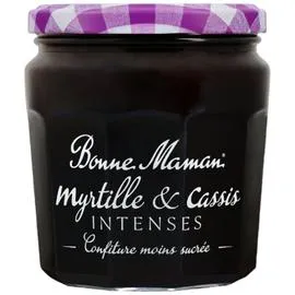 BONNE MAMAN Confiture Myrtille/Cassis 335g