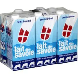 Lait Demi-Ecreme Stérilisé UHT (6x1l)