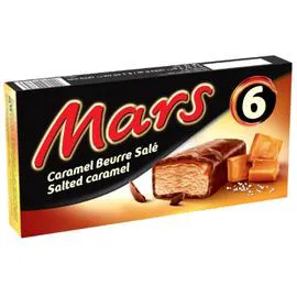 MARS Glace barres glacées Caramel beurre salé - x6 223,8g