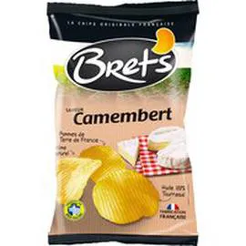 Chips ondulées saveur camembert (125g)