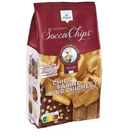 Chips farine de pois chiche sans gluten (120g)