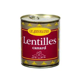 Lentilles cuisinés confit canard (840g)