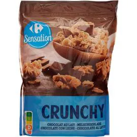 CARREFOUR SENSATION Céréales crunchy chocolat au lait 500g