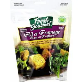 FRESH GOURMET Croûtons ail et fromage 80g