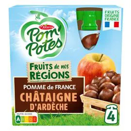 Compote pomme châtaigne (4x90g)