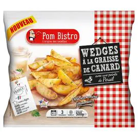 POM BISTRO Wedges à la graisse de canard et au persil 500g