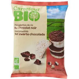 Galettes de riz bio au chocolat noir (60g)